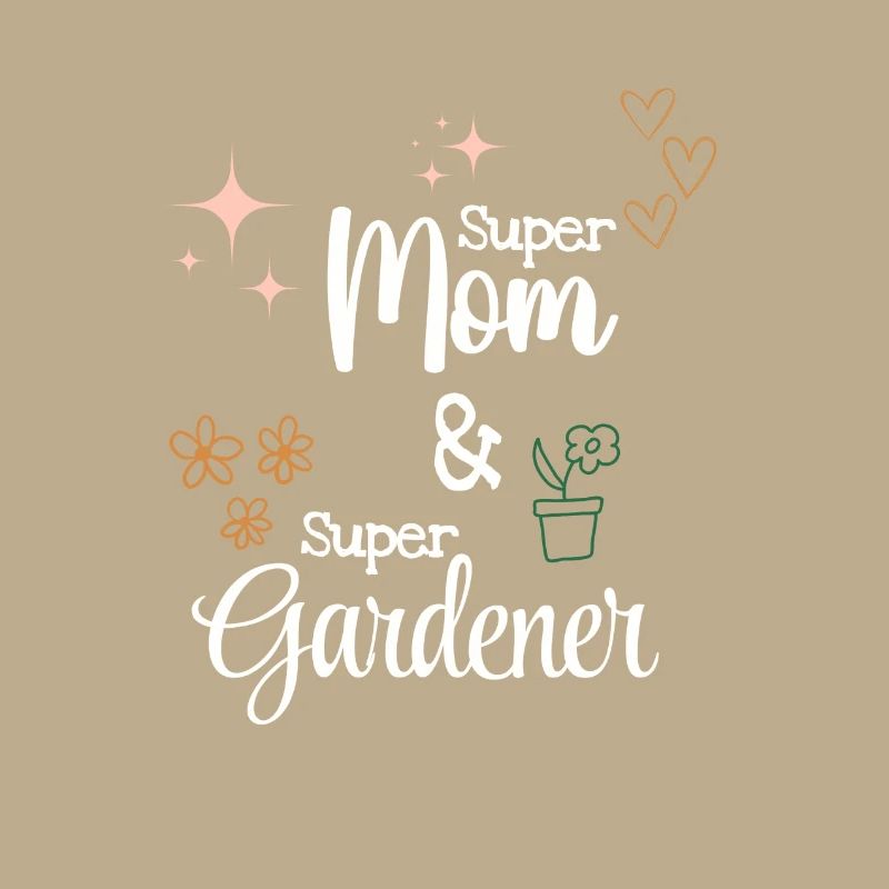 Beste Super Mama Gärtner Mama Muttertag Geschenk
