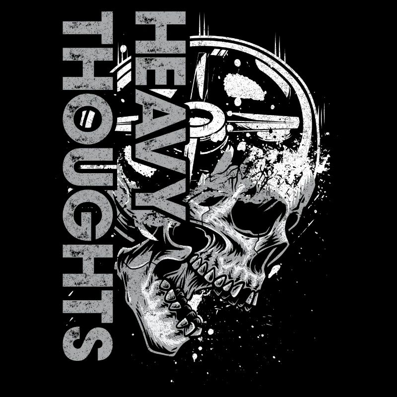 Crâne Vinyle Pulse Graphique