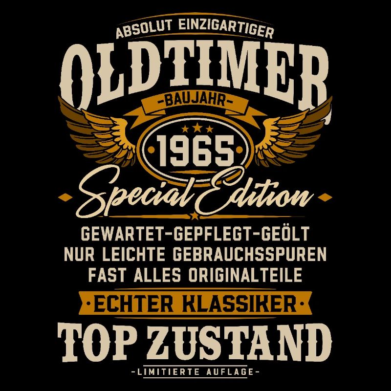 Oldtimer 1965 Jahrgang geboren Geburtstag Geschenk