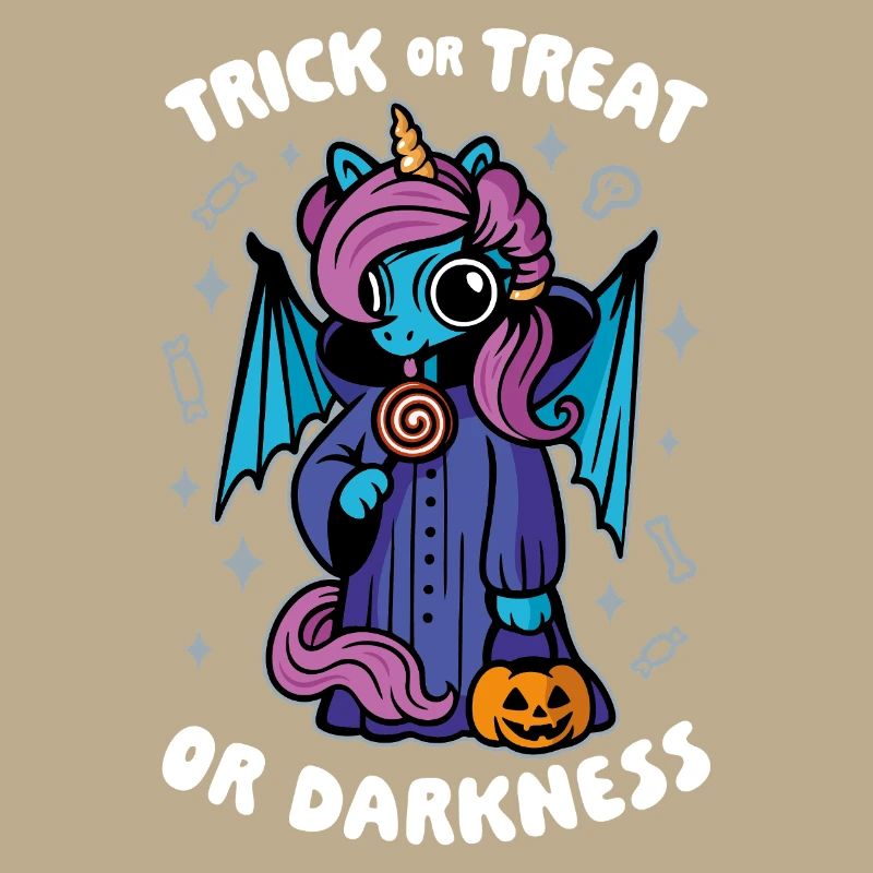 Dunkles süßes Einhorn - Süßes oder Saures oder Dunkelheit