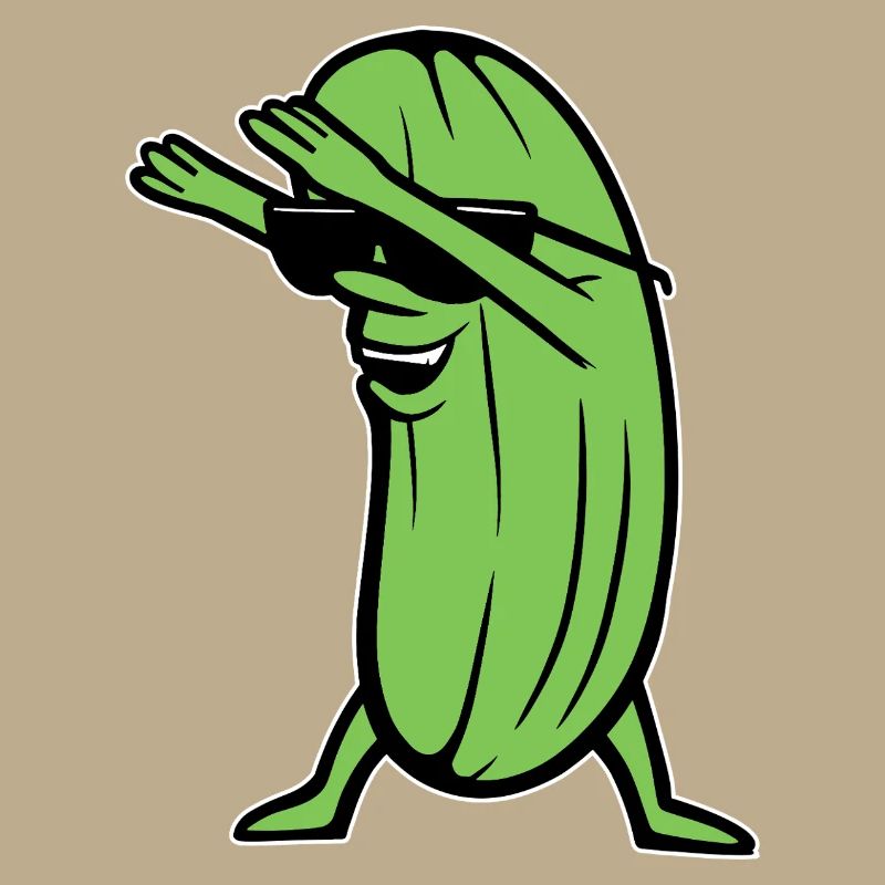 Dabbing Concombre Dabbing Dab Danse Hip-Hop Danse Pose