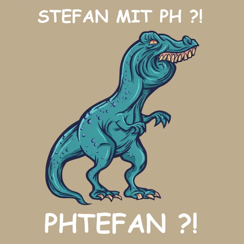 Blauer Dino mit Kick | Stefan