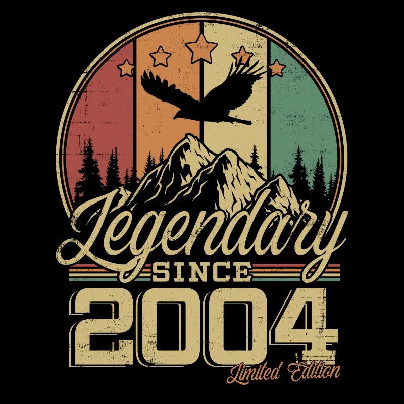 Legendary Since 2004 Vintage Birthday Gift
