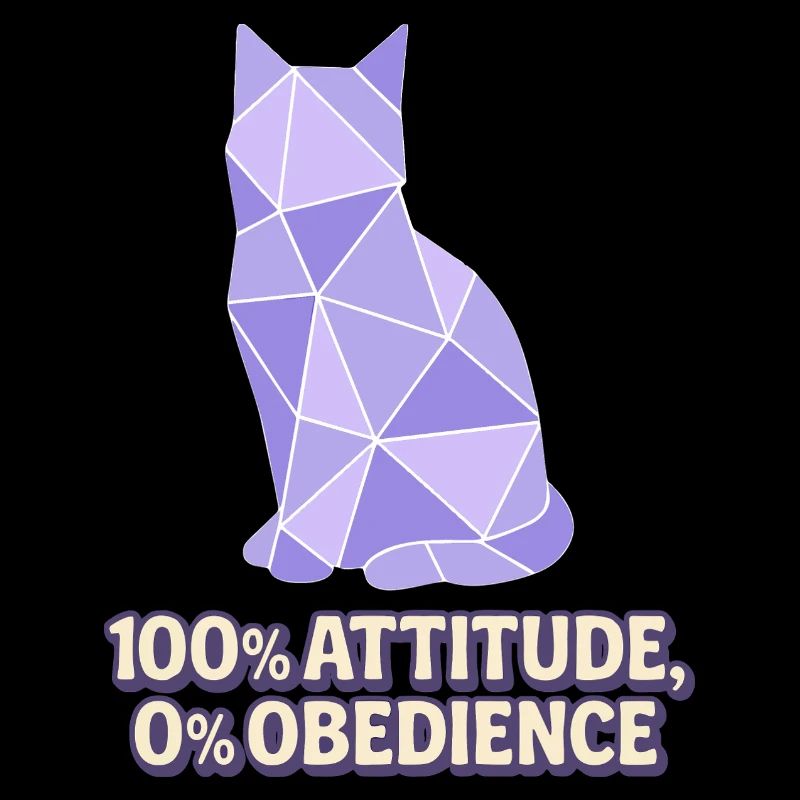 Geometric Cat – 100% Attitude