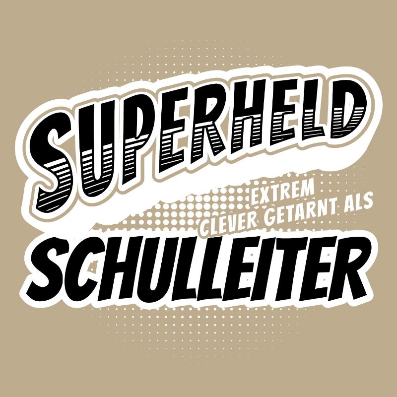 Superheld, clever getarnt als Schulleiter