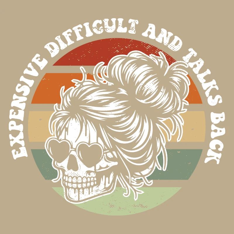 Skeleton Messy Bun Expensive Difficult And Talks