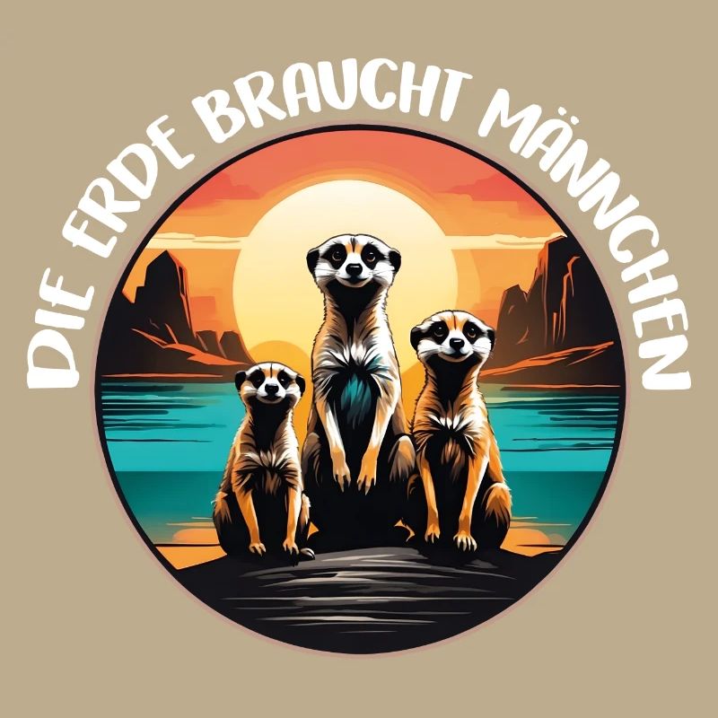 Coole Erdmännchen lustiger Erdmännchenspruch