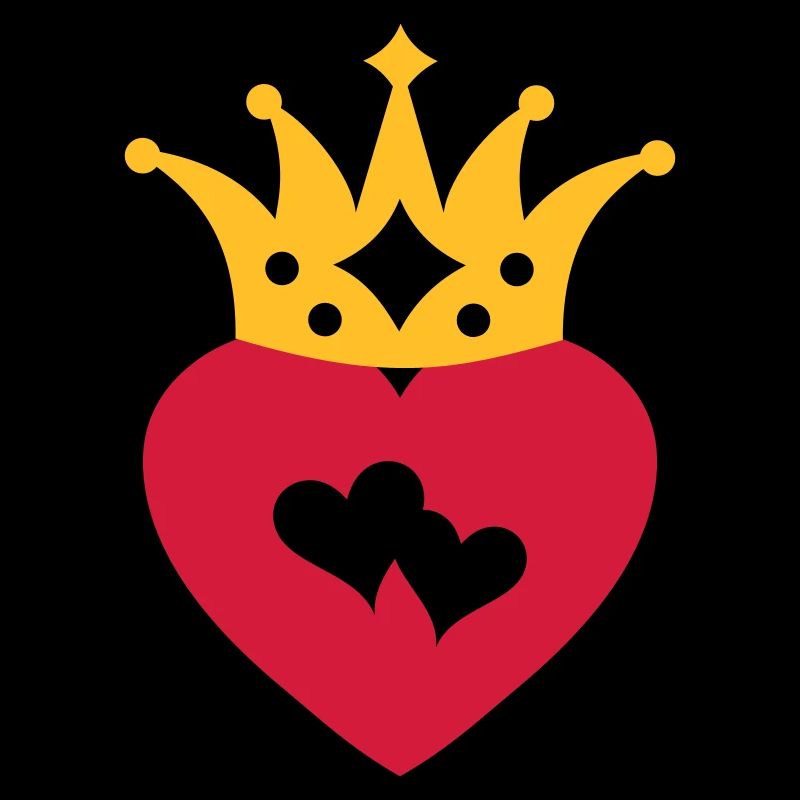 With Heart & Crown / Double Heart