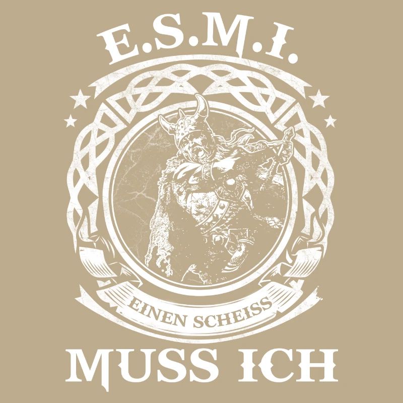 WIKINGER SHIRT - E.S.M.I - Einen Scheiss muss ich