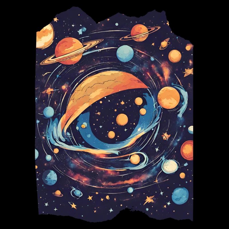 Eye Galaxy Outer Space Planets Stars Interstellar