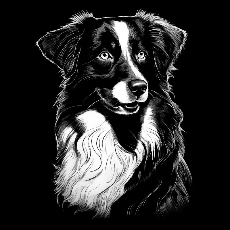 Australian Sheperd Silhouette