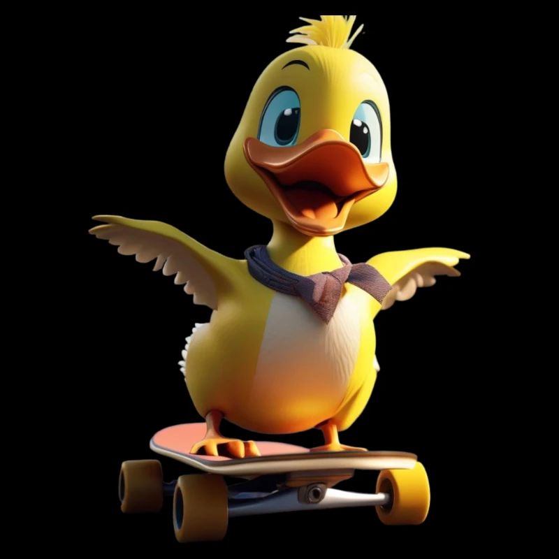 Canard patineur