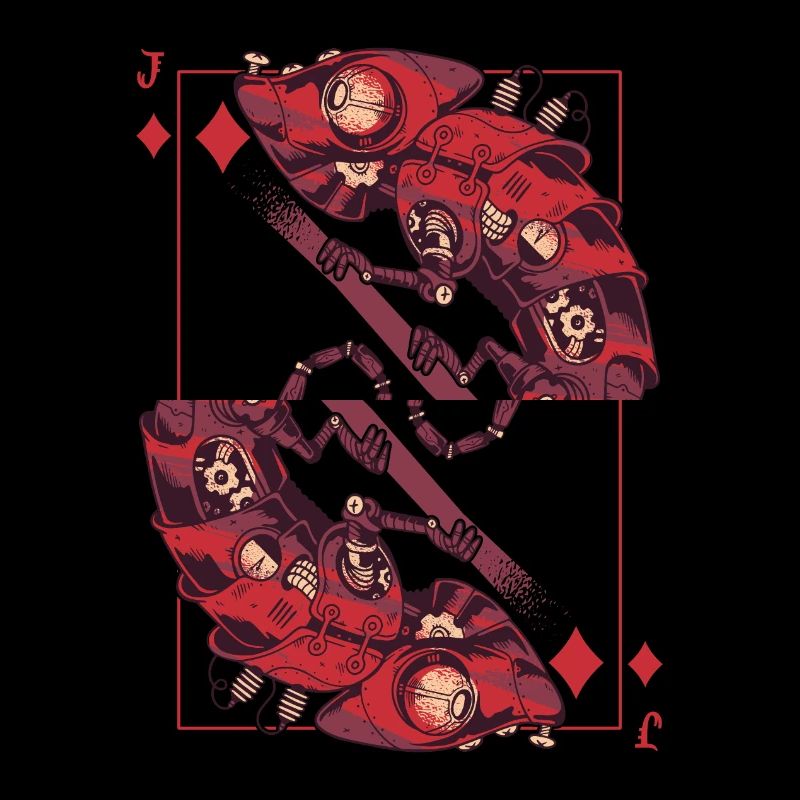 Chamäleon Steampunk Kartenspiel Karo Jack