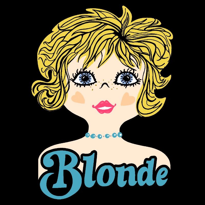 Illustration rétro Blonde