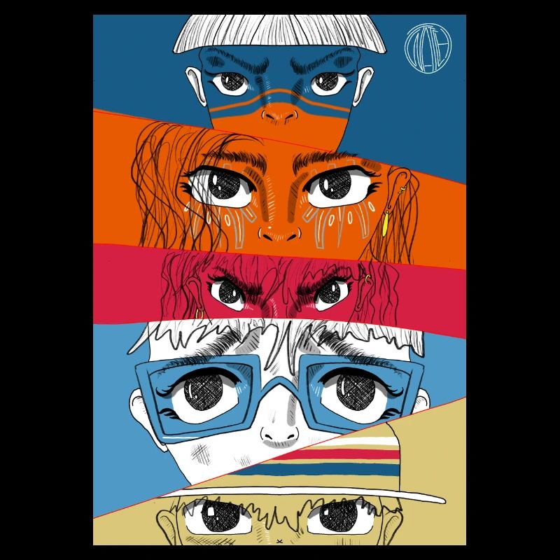 Collage d’yeux d’anime #1