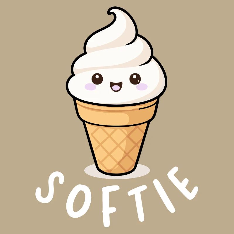 Softie Softeis Liebe Minimal Statement