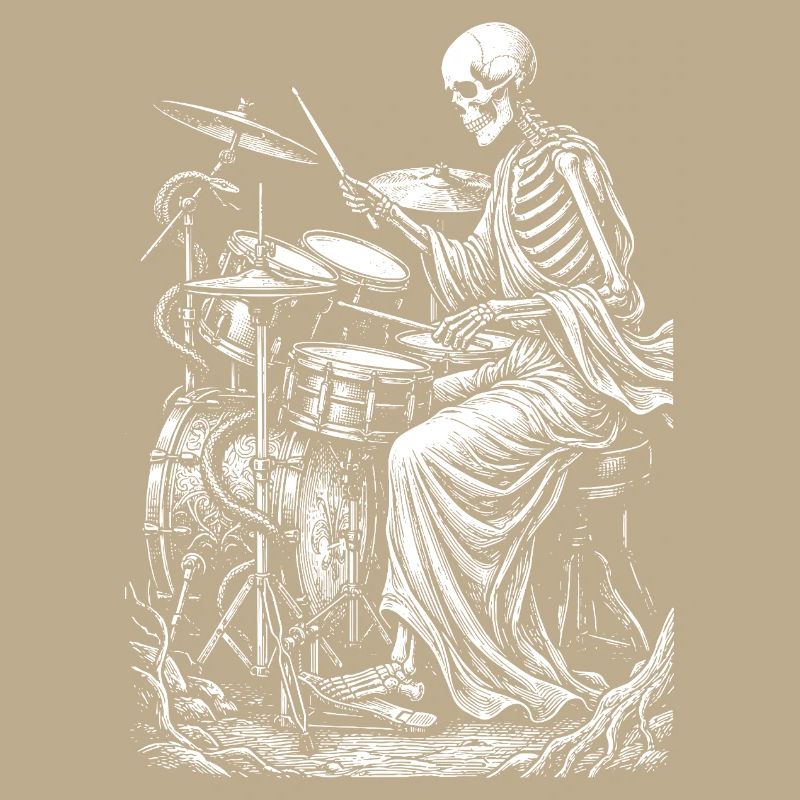 Skeleton Drummer Nightbeat