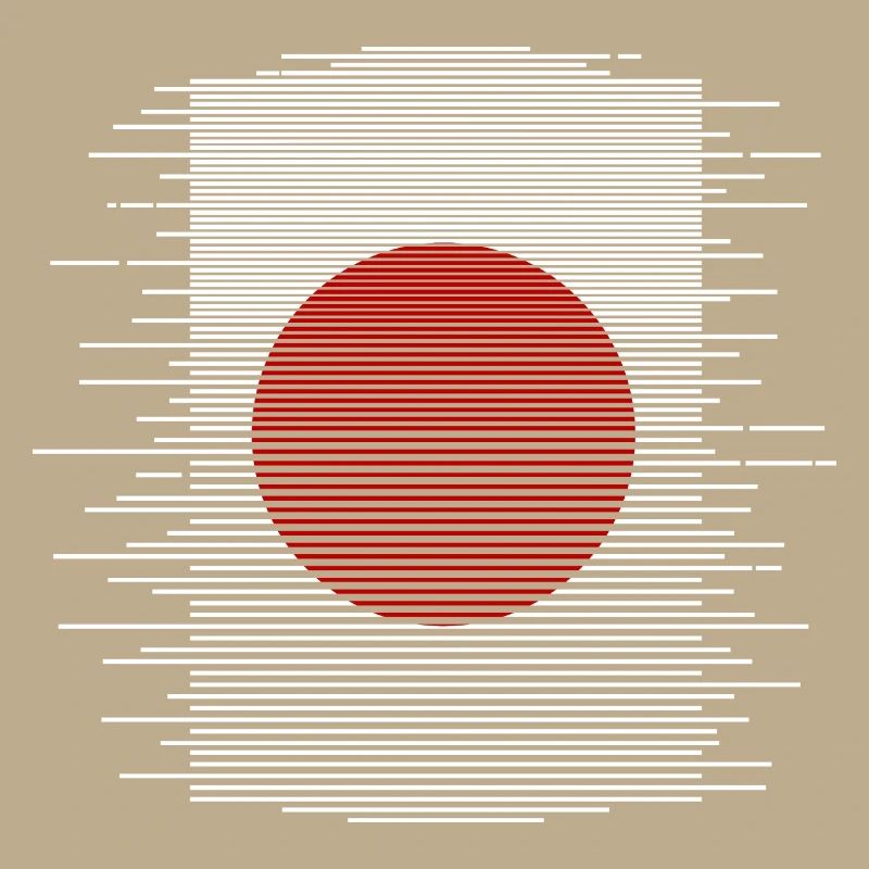 Drapeau du Japon utilisé Look Nihon drapeau japonais