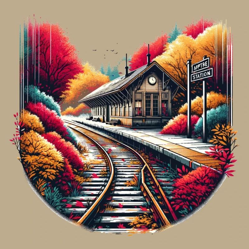 Die verlassene Herbststation