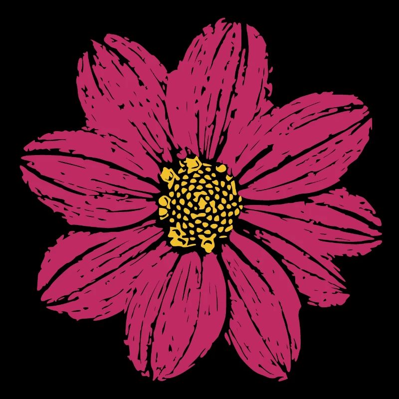 fleur, fleur, rouge, rose, violet