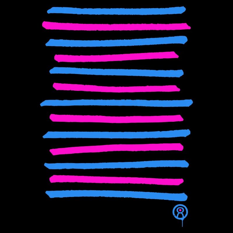 Sprayed graffiti lines, printing color freely selectable