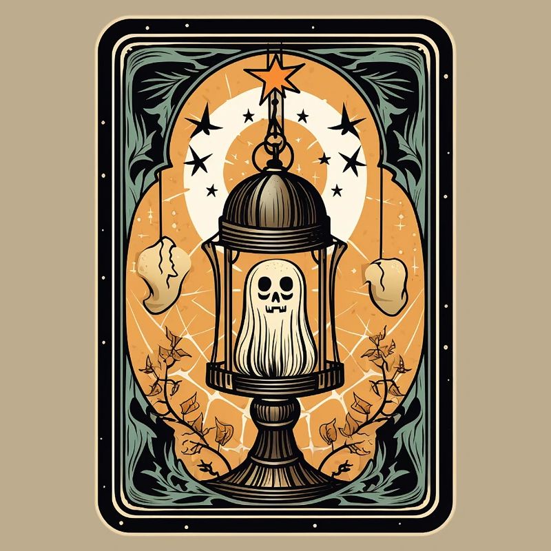 Fantôme dans une cage Cage de Tarot