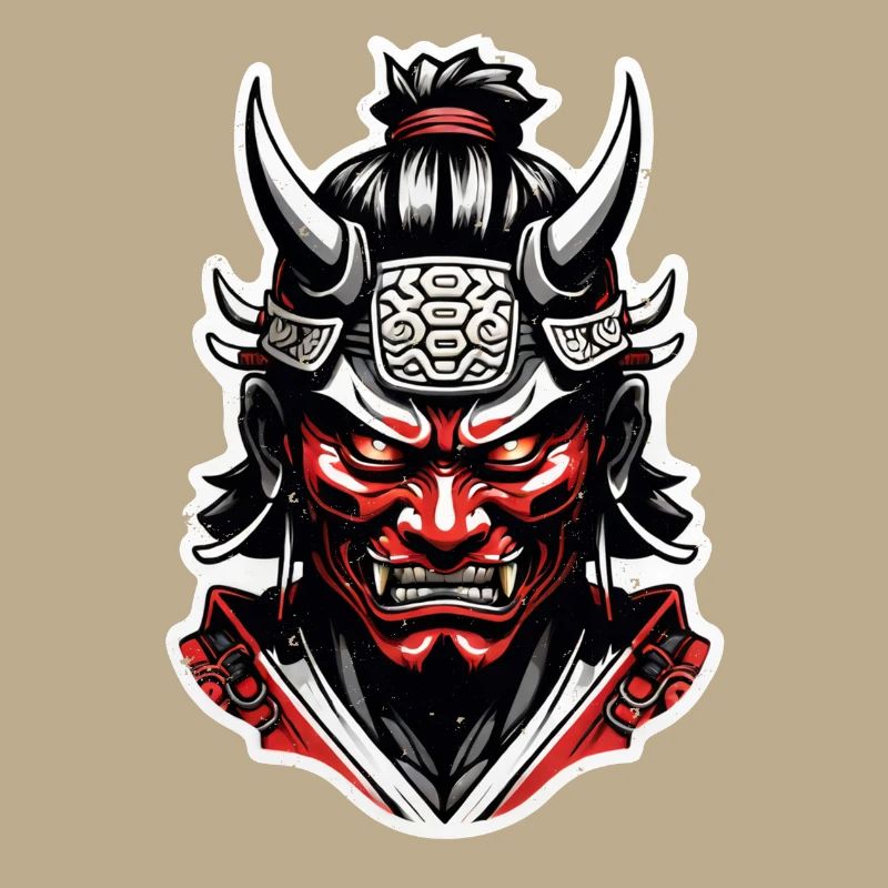 Samurai-Krieger - Japan - Dämon
