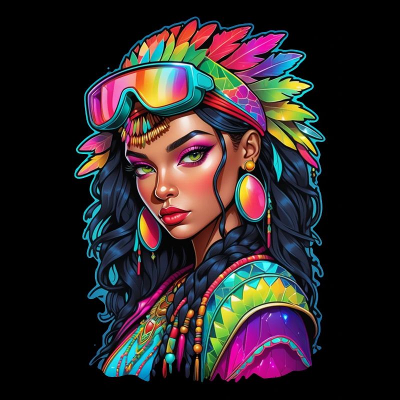 femme afro - beauté