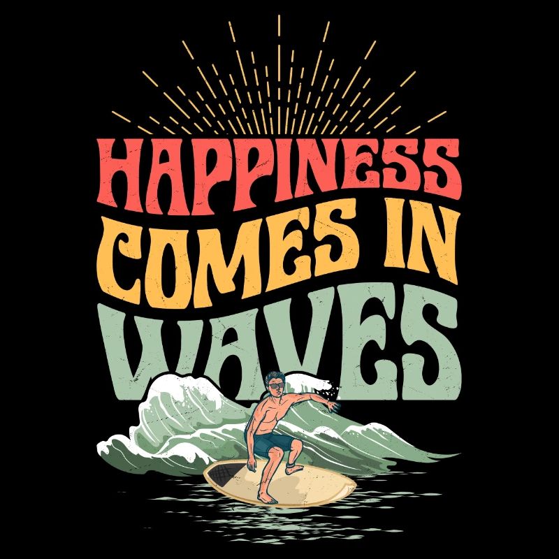 Certified Badass Forklift Operator Surfing Surfer