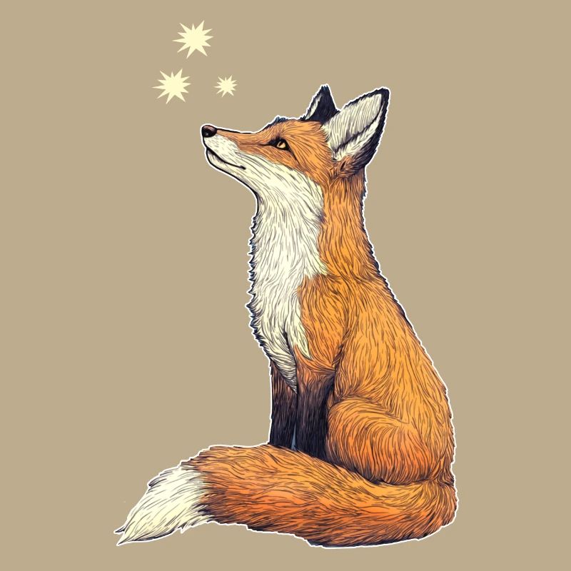 Fuchs mit Sternen