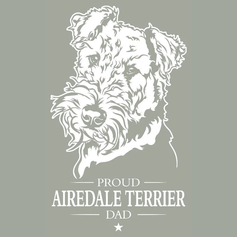 Airedale Terrier Dad Hunde Hund Wilsigns