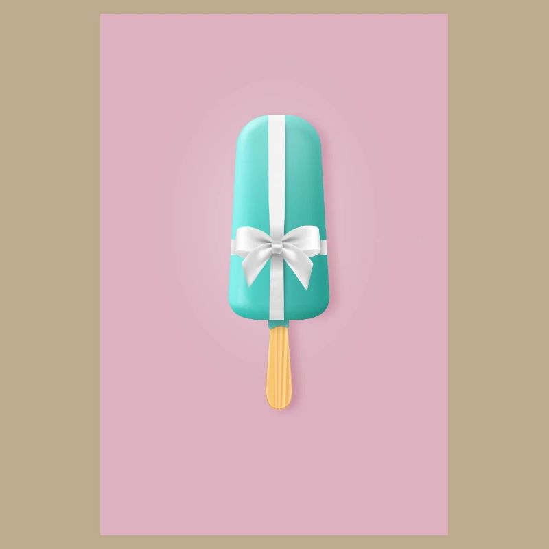 Pastell Popsicle Geschenkband