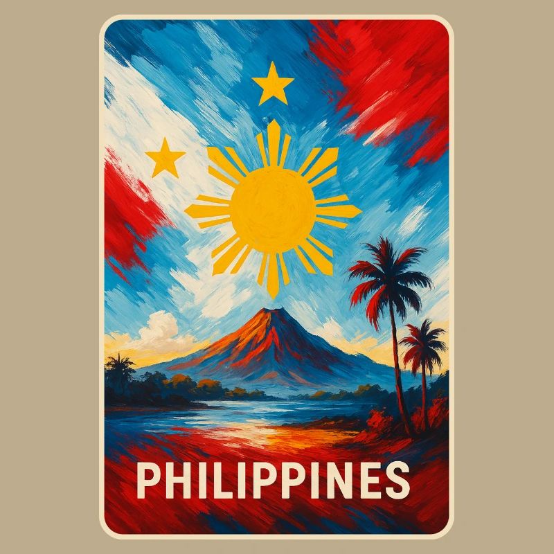 Conception des drapeaux des Philippines