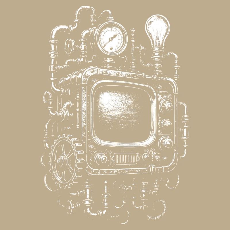 Steampunk-Fernseh-Engine