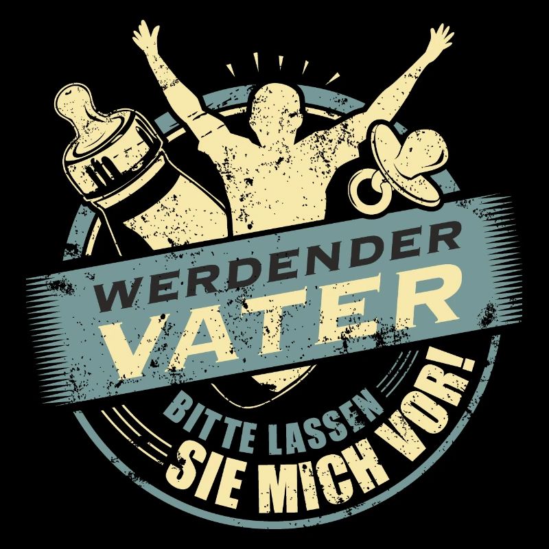 Family Design werdender Vater Farbset 3