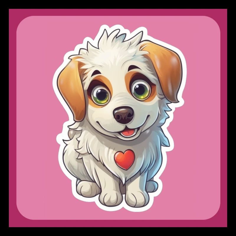 Dessin animé de chien 4