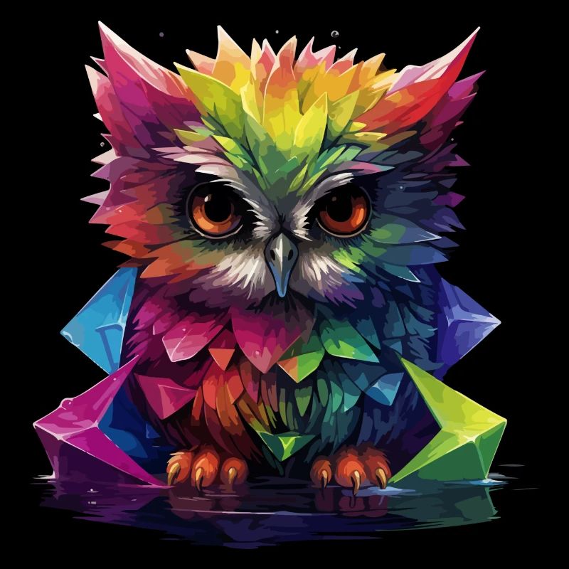 Regenbogen-Eule