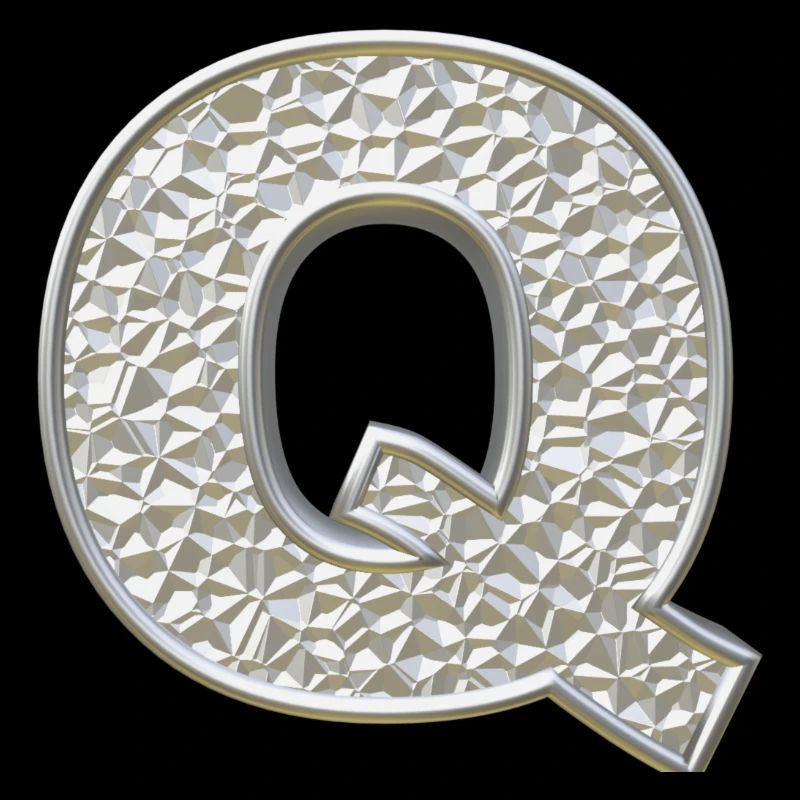 Q, letter, letter Q, initial, initial Q, monogram,