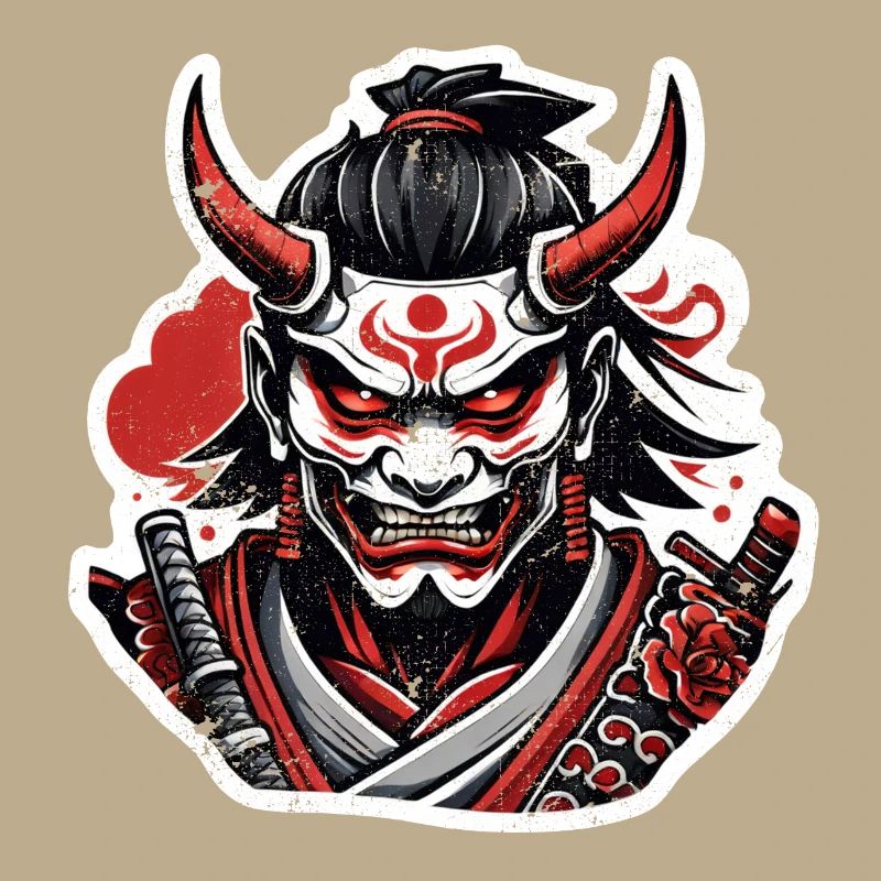Samurai-Krieger - Japan - Dämon