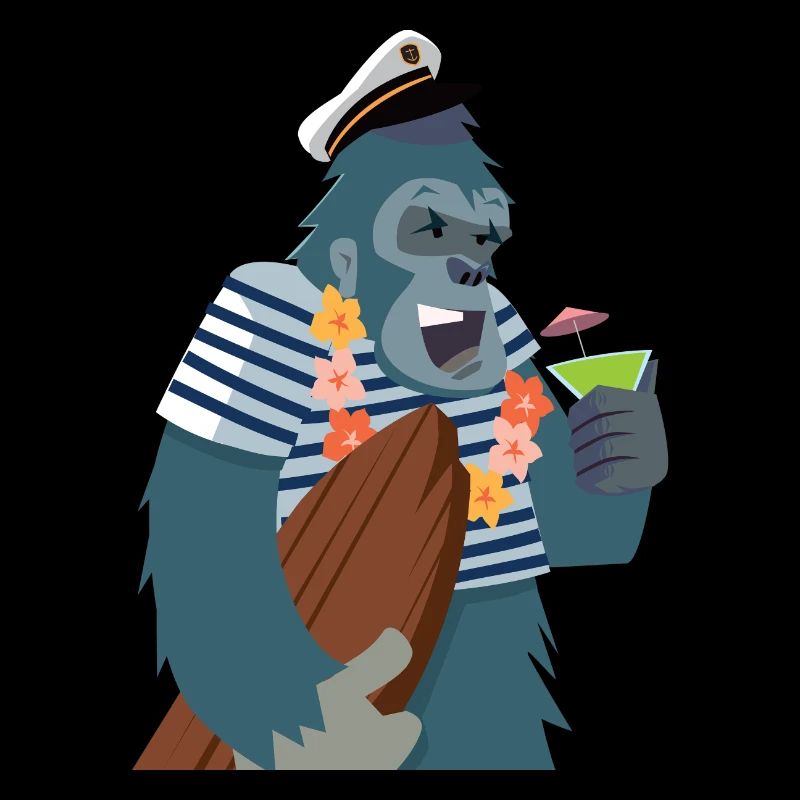 Bigfoot Sailor Surfer