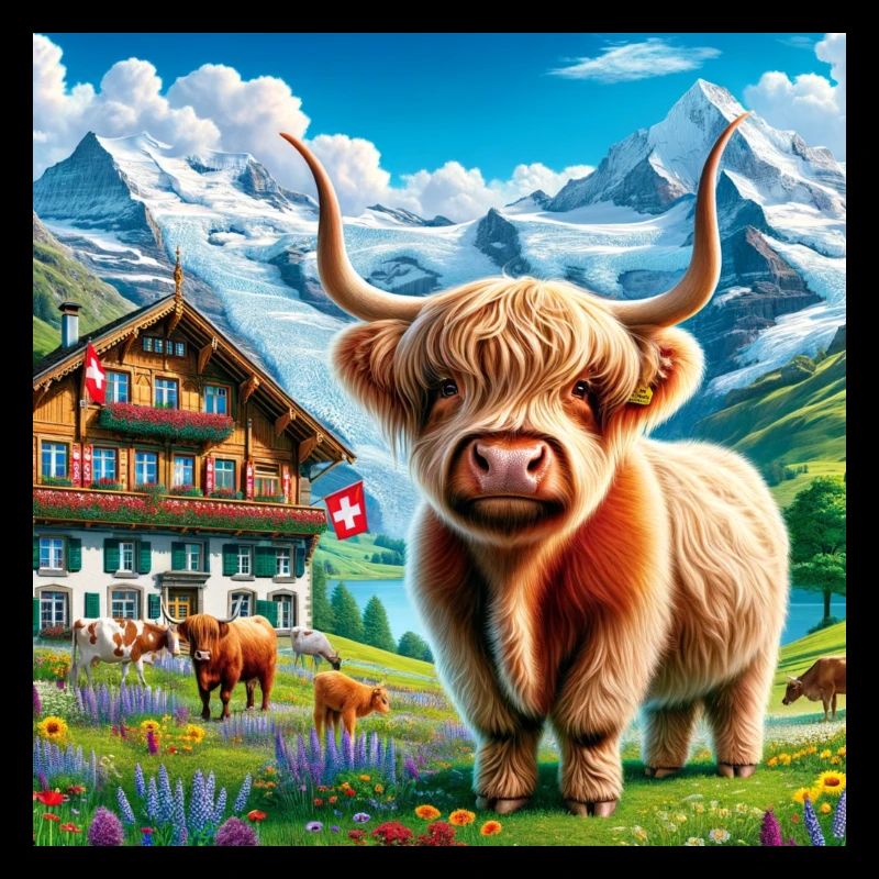 A delightful Highland cow