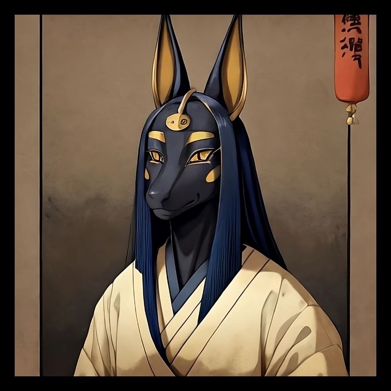 Anubis nach asiatischer Art