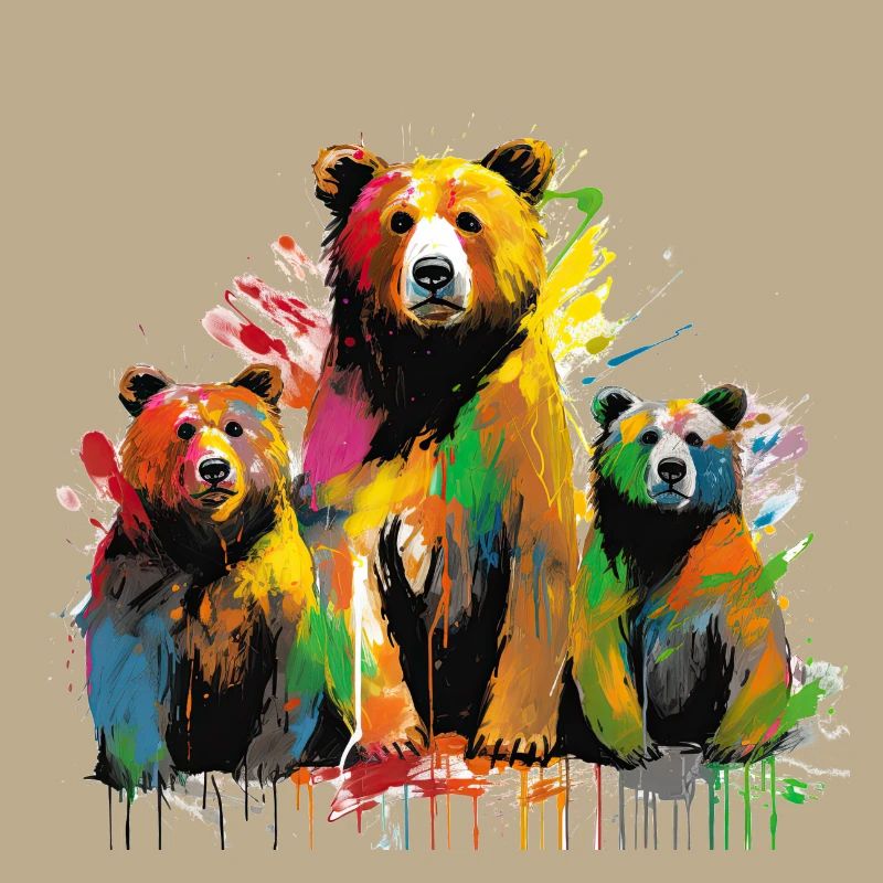 Grafitti-Bären