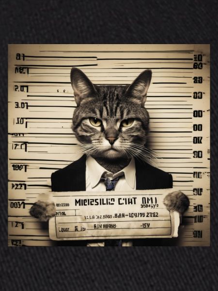 Mugshot Katze