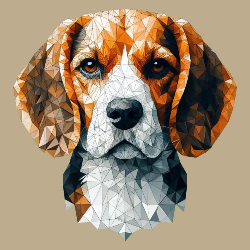 Beagle Polygonal