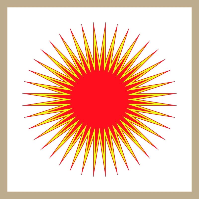 Explosion de vente rouge et jaune