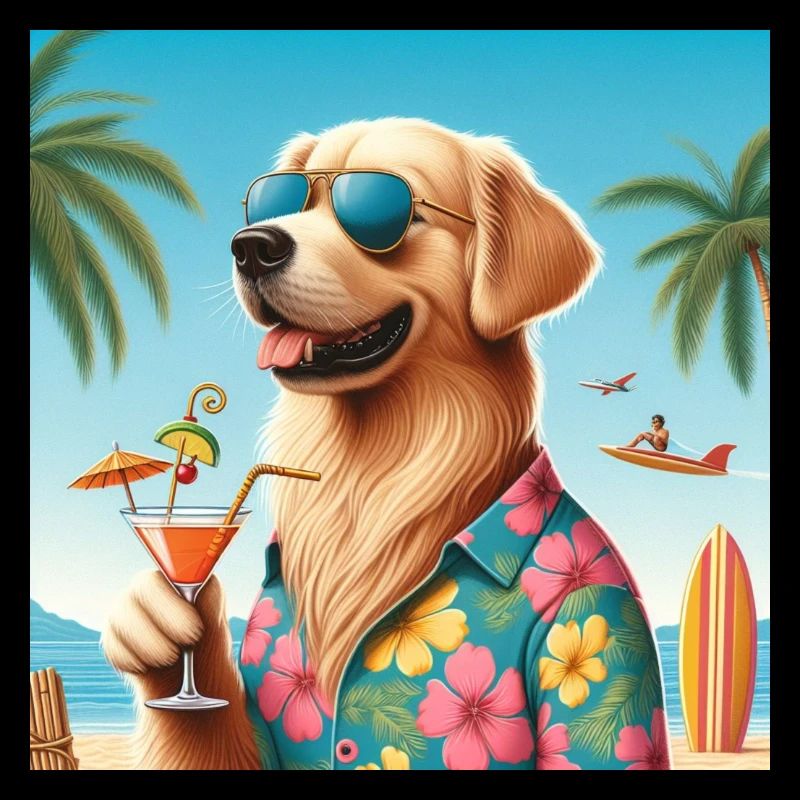 Lustiger Hund
