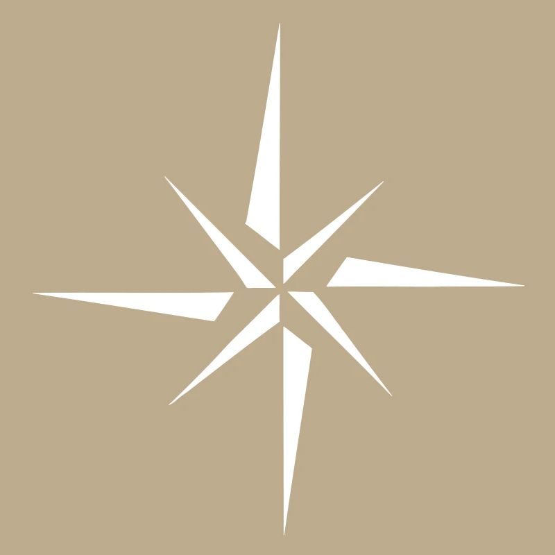 Nautical star cardinal points. Nautical.