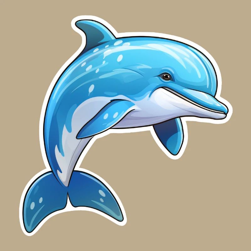 Delfin springend