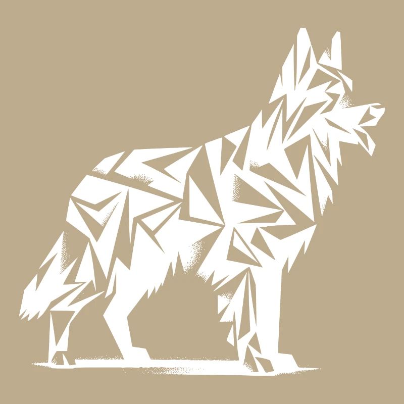 Geometrischer Schäferhund